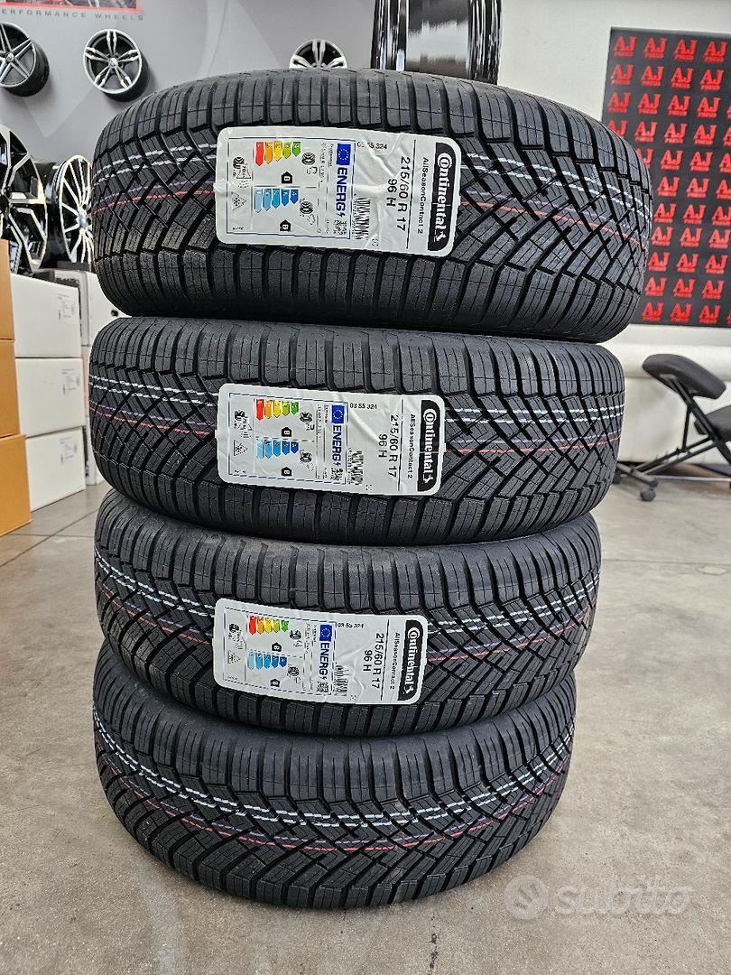 PNEUMATICI GOMME 4 STAGIONI CONTINENTAL ALLSEASON CONTACT 2 215/60 R17 96 H