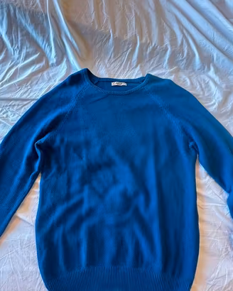 Maglione Uomo Alcott Blu Reale Girocollo