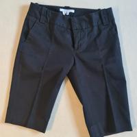 pantaloni al ginocchio neri 