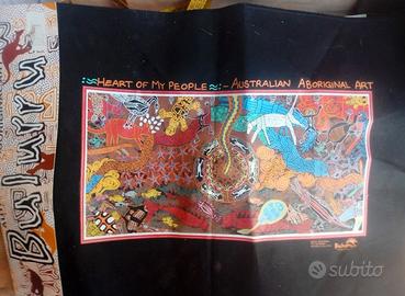 Bulurru aborigenal art canvas