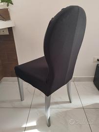 Set 4 sedie in legno robuste – coprisedie inclluse