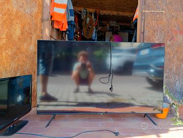 Samsung QLED 55" funzionante, schermo con riga