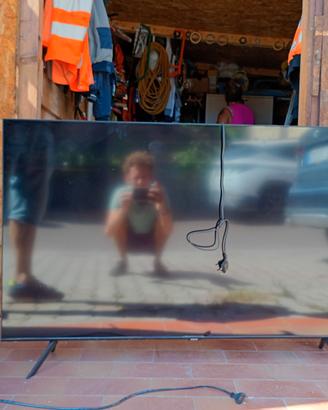Samsung QLED 55" funzionante, schermo con riga