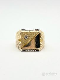 ANELLO UOMO oro18kt vintage