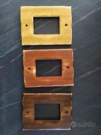 Placche in legno Vimar