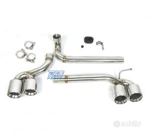 KIT SCARICO CON TERMINALI BMW E90 E92 LOOK M3