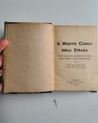 libro nuovo codice della strada 1934