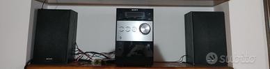 impianto stereo Sony e TV 24''