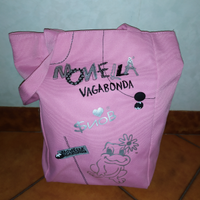 Borsa rosa chiaro Monella Vagabonda