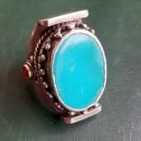 Anello etnico vintage in argento