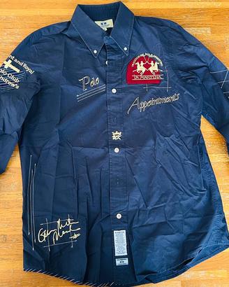 Camicia La Martina "Tradicion Del Polo" – Blu Navy