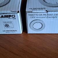 N. 2 faretti da incasso LED marca LAMPO