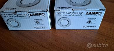 N. 2 faretti da incasso LED marca LAMPO