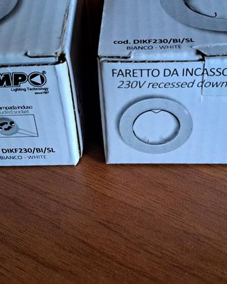 N. 2 faretti da incasso LED marca LAMPO
