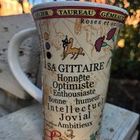 3 tazze zodiacali vintage francesi