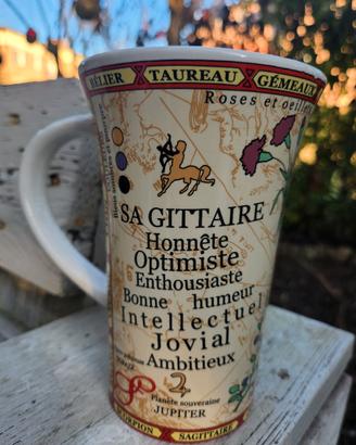 3 tazze zodiacali vintage francesi