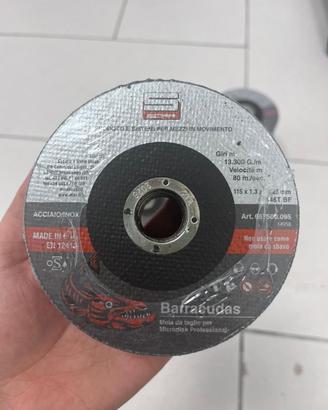 Dischi da taglio Barracudas 115 mm per Acciaio/Ino