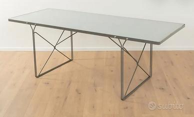 Tavolo/Scrivania  design - metallo e vetro