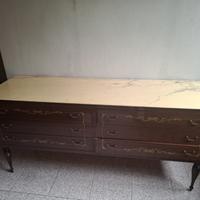Mobile vintage - arte povera con marmo