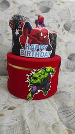 torte finte supereroi 