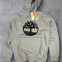 Felpa Timberland uomo grigia cappuccio nuova M