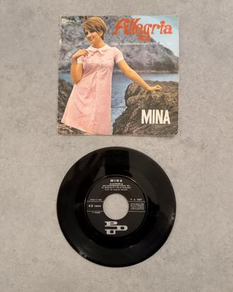 Vinile 45 giri Mina - Allegria/Un colpo al cuore