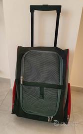 Trasportino zaino per  cani e gatti