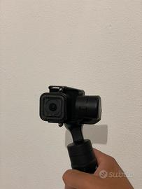 Go pro hero 5 session + stabilizzatore + accessori