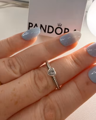 Anello in argento pandora cuore