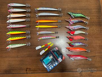Esche artificiali per seppie e calamari
