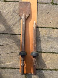 Punta e paletta  per martello demolitore