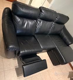 Divano con penisola e seduta recl. Poltrone Sofà