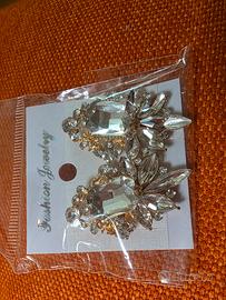 Orecchini pendenti effetto specchio