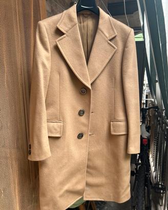 Cappotto Beige Taglio Sovietico Sartoriale
