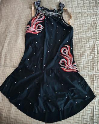 body nero pattinaggio 