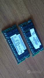 Ram 2x1GB DDR2 533Mhz per portatili