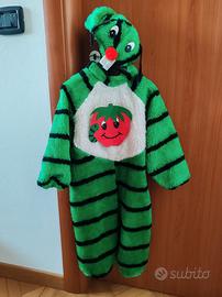 vestito carnevale bambini bruco mela