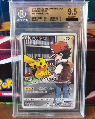 Pokémon Pikachu CHR 054/049 Dream League BGS 9.5