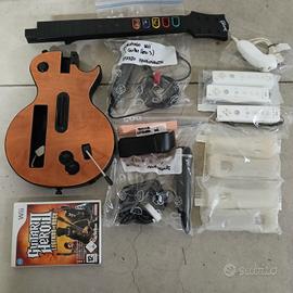 Wii Guitar Hero accessori nunchuck wiimote