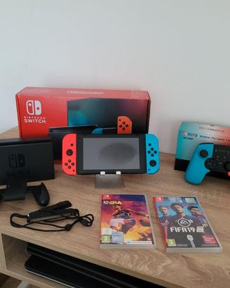 Nintendo switch accessori e gioco nba 23