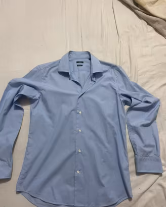 Camicia OVS Celeste Slim fit tg 42 /16.5 L 🧶🔥