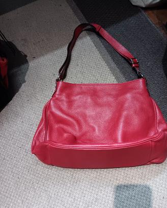 Borsa donna in pelle rossa Maxima milano