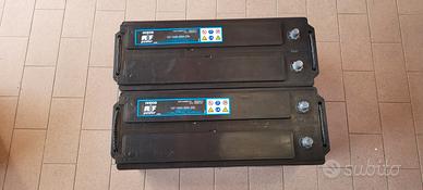 2 Batterie NUOVE Iveco RF Power 12V 143Ah 800A EN