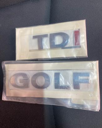 Adesivi originali golf mk4