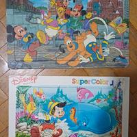 2 Puzzle Disney Topolino e Pinocchio