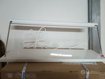 Cameretta Azur fiore fiocco bianco