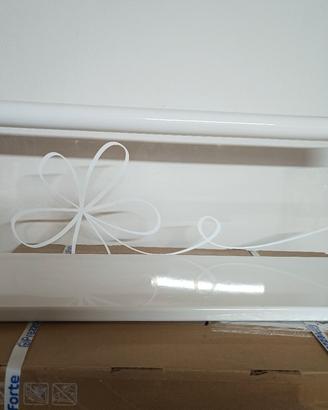 Cameretta Azur fiore fiocco bianco