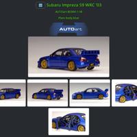 AUTOart 1:18 Subaru impreza S9 WRC ‘03 blue
