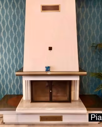 Stupendo camino a legna monoblocco Piazzetta