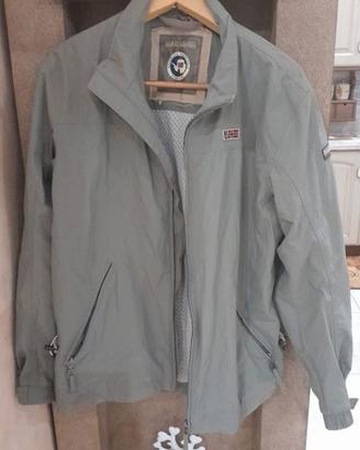 GIUBBINO UOMO DI NYL BRAND NAPAPIJRI COLORE VERDE